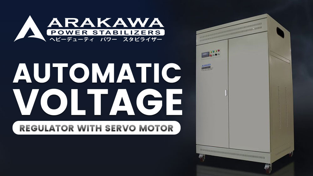 Automatic voltage regulator with servo motor